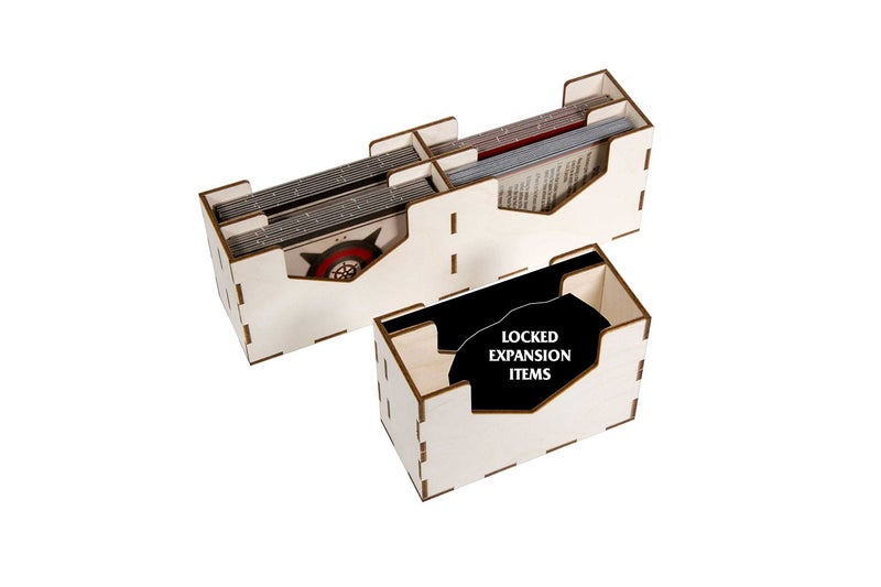 The Broken Token Game Organizer Compatible with Scythe Legendary Expansion - Wooden Game Organizing Box with Multiple Trays - Image 5
